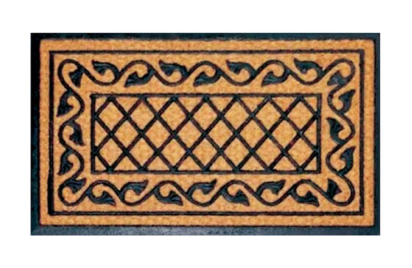 Coir Brush Rubber Backed Mats