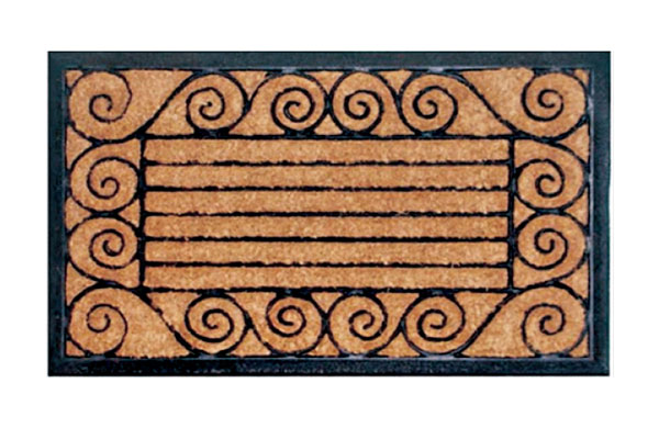 Coir Brush Rubber Backed Mats