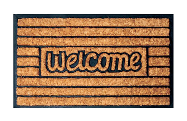 Coir Brush Rubber Backed Mats