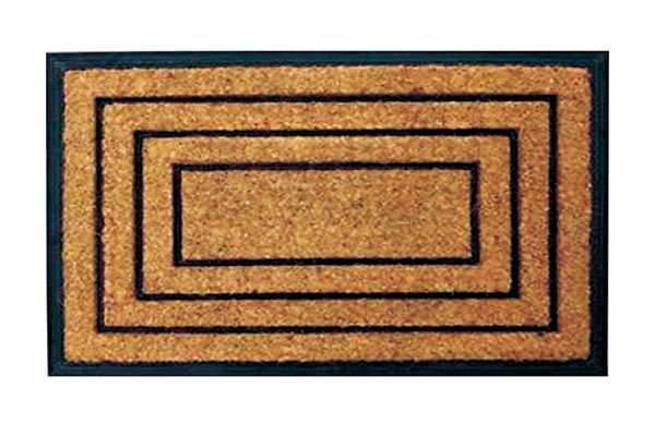 Coir Brush Rubber Backed Mats