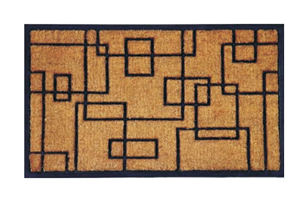 Coir Brush Rubber Backed Mats