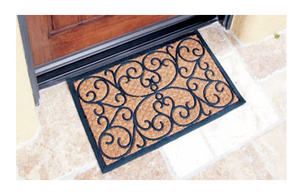 Coir Non Brush Rubber Backed Mats