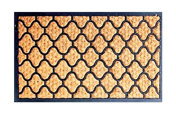 Coir Non Brush Rubber Backed Mats