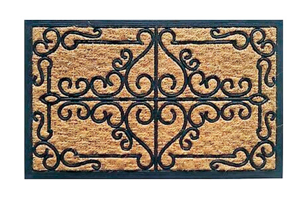 Coir Non Brush Rubber Backed Mats