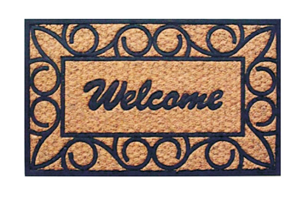 Coir Non Brush Rubber Backed Mats