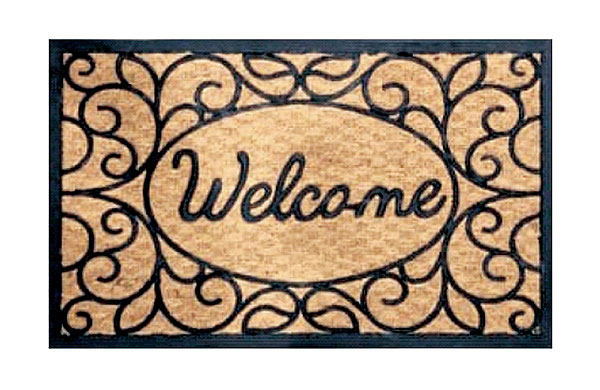 Coir Non Brush Rubber Backed Mats